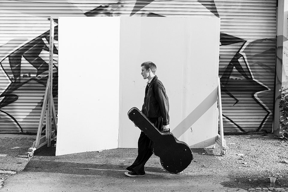 artistic edgy senior boy photography in deep ellum dallas TX